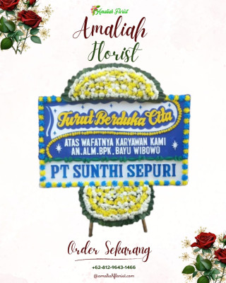 Papan Bunga Duka di Bumi Agung